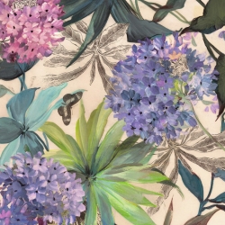Wall art print and canvas. Eve C. Grant, Lilac Hydrangeas