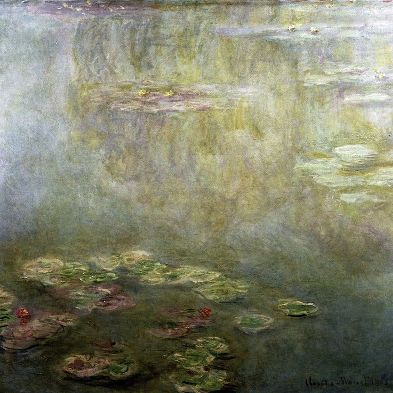 Tableau sur toile. Claude Monet, Nymphéas