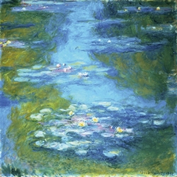 Wall art print and canvas. Claude Monet, Nympheas