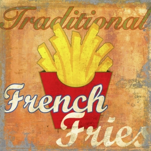 Quadro, stampa su tela. Skip Teller, French Fries