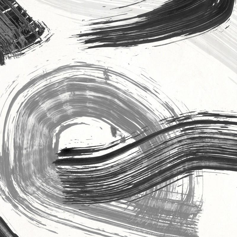 Cuadro abstracto moderno en canvas. Haru Ikeda, Happening (detalle 1)