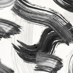 Cuadro abstracto moderno en canvas. Haru Ikeda, Happening (detalle 2)