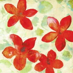 Leinwanddruck mit modernen Blumen. Kelly Parr, Frühling II