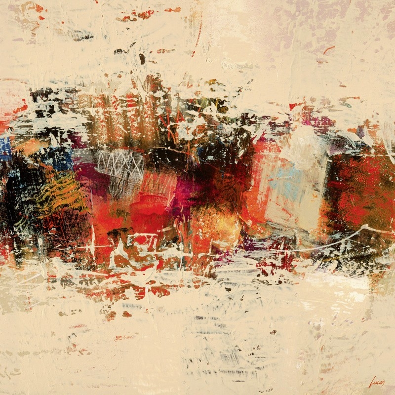 Cuadro abstracto moderno en canvas. Lucas, Festa II
