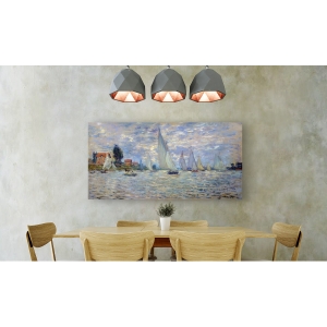 Leinwandbilder. Claude Monet, Die Boote, Regatta in Argenteuil 