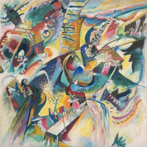 Tableau sur toile. Wassily Kandinsky, Improvisation Klamm