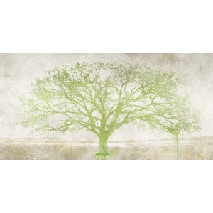 Wall art print and canvas. Alessio Aprile, Green Tree