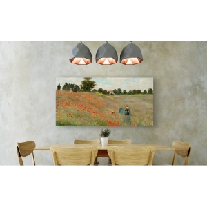 Wall art print and canvas. Claude Monet, Coquelicots (detail)