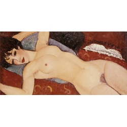 Quadro, stampa su tela. Amedeo Modigliani, Nudo piegato (dettaglio)