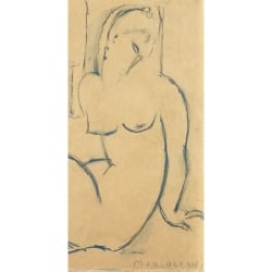 Leinwandbilder. Amedeo Modigliani, Sitzende Frau