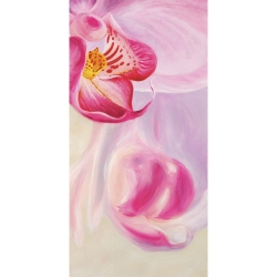 Tableau floral sur toile. Purple Orchids III