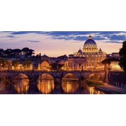 Cuadro en canvas, foto Italia. Vista de la Catedral de San Pietro, Roma