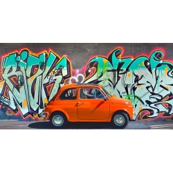 Cuadro de coches en canvas. Gasoline Images, Iconic street art II