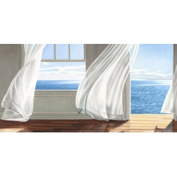 Cuadros ventana en canvas. Pierre Benson, Ventanas al oceano