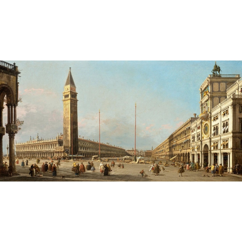 Quadro, stampa su tela. Canaletto, Piazza San Marco