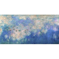 Leinwandbilder. Claude Monet, Seerosen, wolken (detail)
