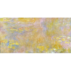 Tableau sur toile. Claude Monet, Nymphéas (Yellow Nirvana)