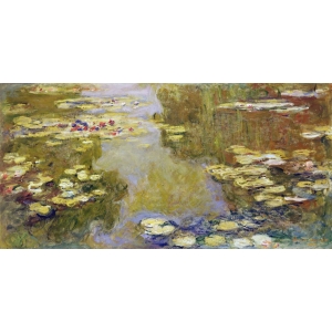 Quadro, stampa su tela. Claude Monet, Il laghetto con i gigli