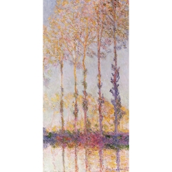 Wall art print and canvas. Claude Monet, Poplars on the Banks of the Epte (detail)