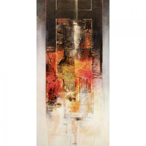 Wall art print and canvas. Giuliano Censini, Synphony in red