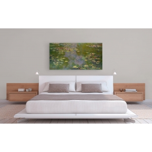 Wall art print and canvas. Claude Monet, Water Lilies