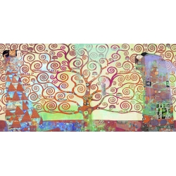 Tableau sur toile. Eric Chestier, L'Arbre de la Vie de Klimt 2.0