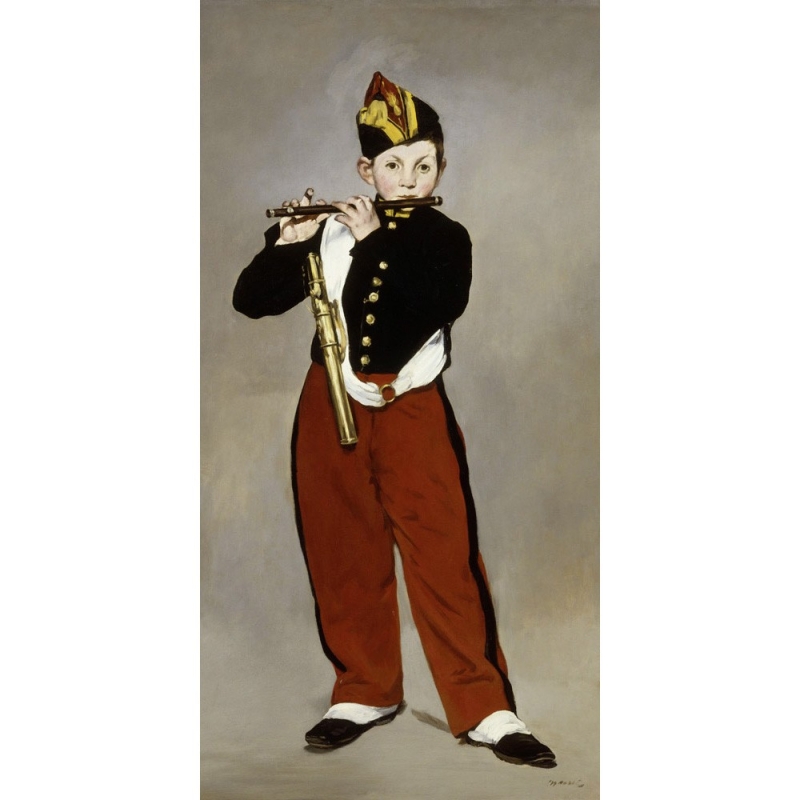 Leinwandbilder. Edouard Manet, Young Flautist, or the Fifer