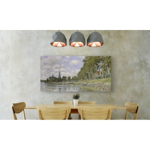 Tableau sur toile. Claude Monet, Zaandam, Hollande (détail)