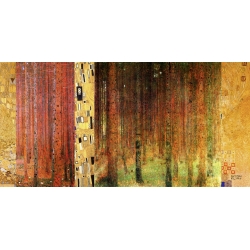 Wall art print and canvas. Gustav Klimt, Klimt Patterns – Forest I