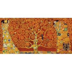 Leinwandbilder. Gustav Klimt, Der Lebensbaum (Red Variation)