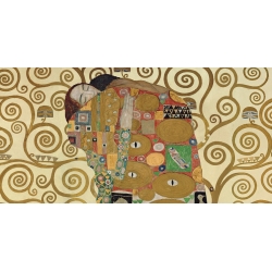 Cuadro famoso en canvas. Gustav Klimt, El abrazo