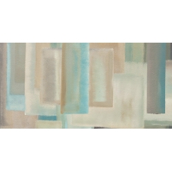 Cuadro abstracto azul en canvas. Italo Corrado, Aqua