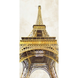 Quadro, stampa su tela. Joannoo, Torre Eiffel (Oro)
