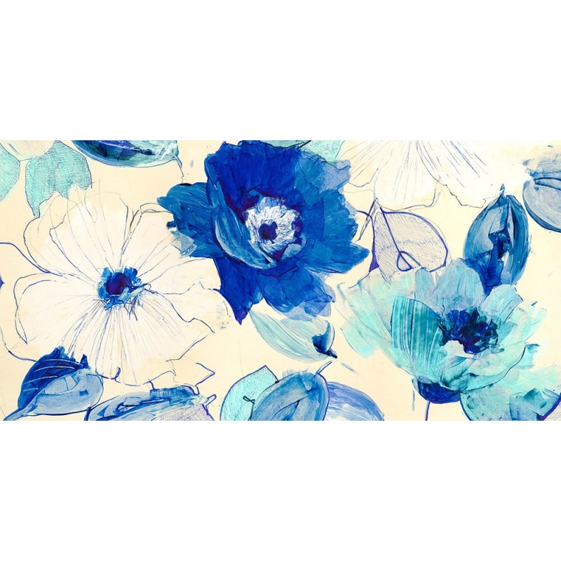 Wall art print and canvas. Kelly Parr, Toile Fleurs