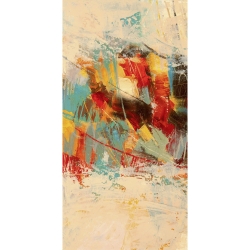 Cuadro abstracto moderno en canvas. Lucas, Verano I