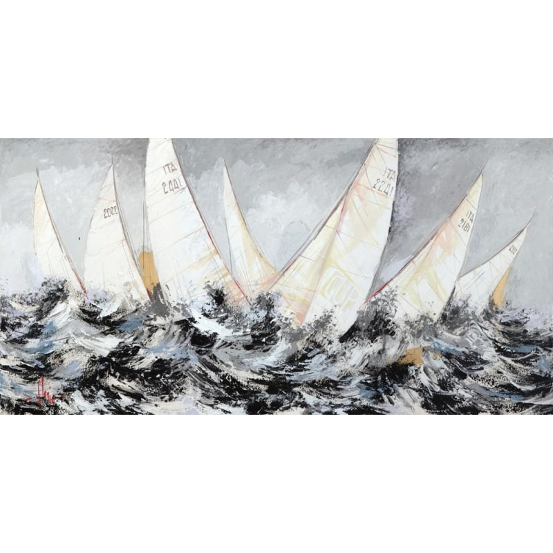 Wall art print and canvas. Luigi Florio, On the high seas