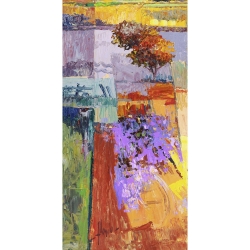 Cuadros de paisajes de campo en canvas. Florio, Color del campo I