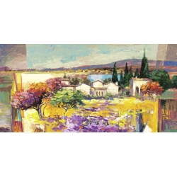 Cuadros de paisajes de campo en canvas. Florio, Verano mediterraneo 
