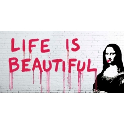 Wall art print and canvas. Masterfunk Collective, Life is beautiful
