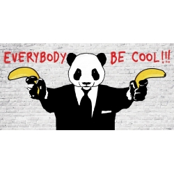 Street Art Leinwandbilder. Masterfunk Collective, Everybody Be Cool!!!