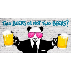 Quadro, stampa su tela. Masterfunk Collective, Two Beers or Not Two Beers (dettaglio)