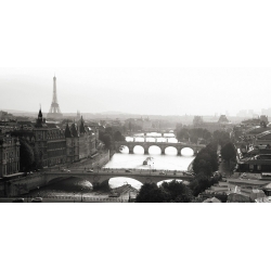 Leinwandbilder. Michel Setboun, Brücken über die Seine, Paris