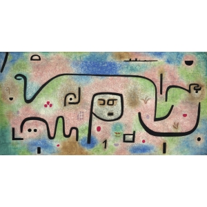 Quadro, stampa su tela. Paul Klee, Insula Dulcamara