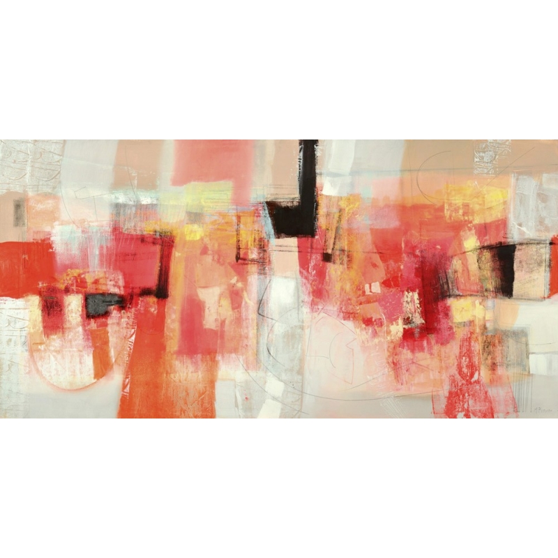 Cuadro abstracto moderno en canvas. Maurizio Piovan, Juventud