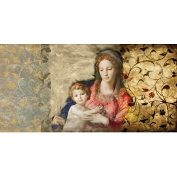 Quadri capoletto moderni. Stampa su tela. Vergine Maria (da Bronzino)