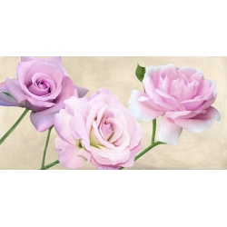 Tableau floral sur toile. Serena Biffi, Roses classiques