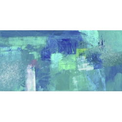Quadro astratto blu, stampa su tela. Heather Taylor, Azure
