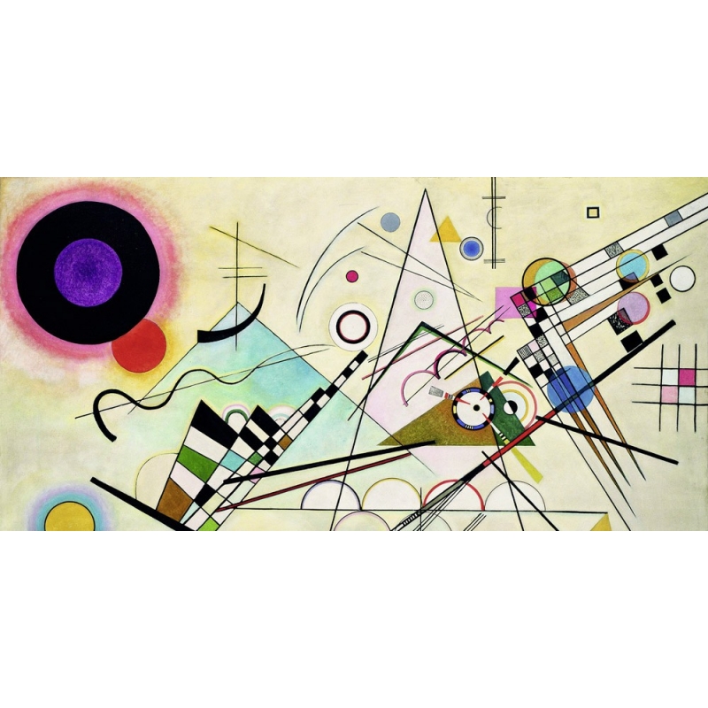 Tableau sur toile. Wassily Kandinsky, Composition VIII (détail)