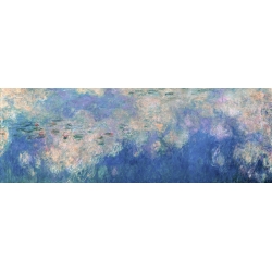 Quadro, stampa su tela. Claude Monet, Ninfee – Le Nuvole (dettaglio)