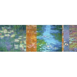 Leinwandbilder. Claude Monet, Monet Deco – Seerosen II